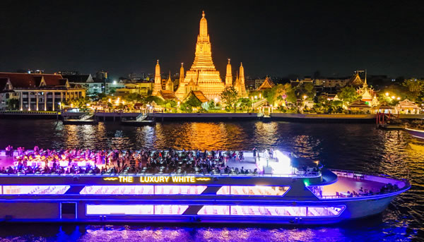 Experience Bangkok’s Newest Luxury White Dinner Cruise – Departing from ICONSIAM